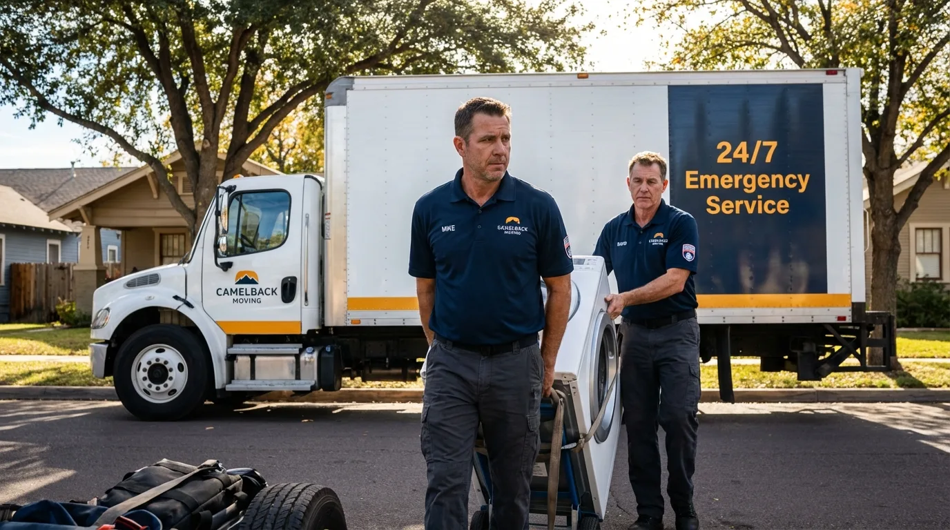 CamelBack Moving crew loading furniture in Arenas Valley, NM